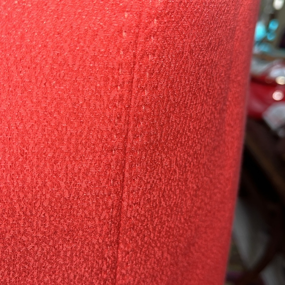 Tory Burch  Dress   Sleeveless  dark coral almost orange  flattering sheath Sz 6 - Picture 7 of 16